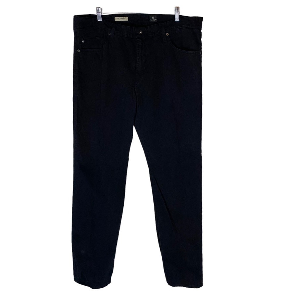 AG Adriano Goldschmied Men’s The Protege Straight Leg Black Jeans 38 x 34